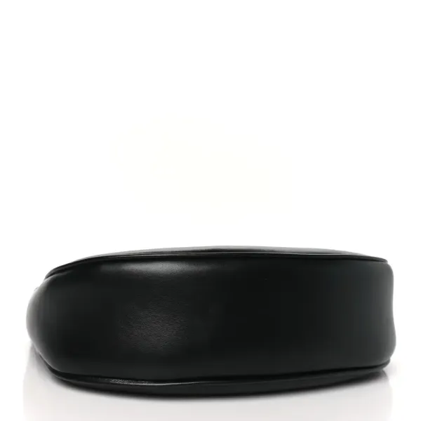 Celine Medium Strap Ava Triomphe Shoulder Bag Black Smooth Calfskin Leather Gold Hardware - Image 5