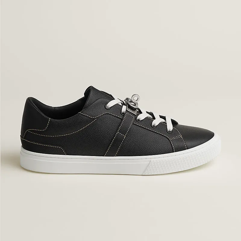 HERMES Day Sneakers Black Sports Shoes
