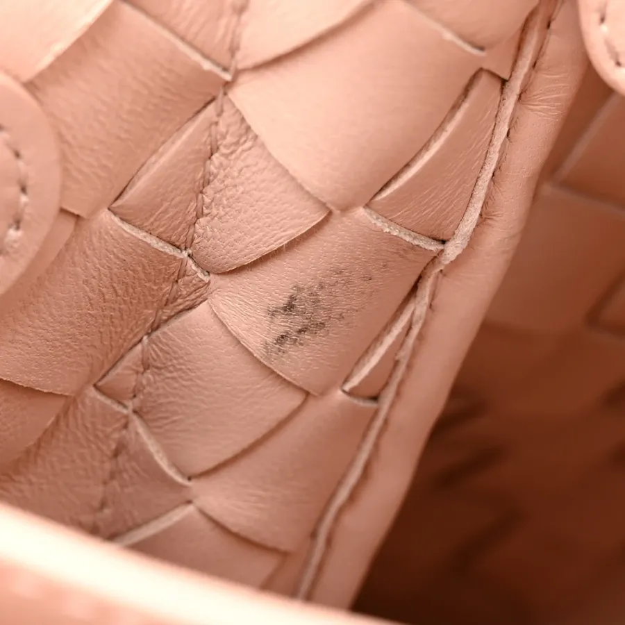 Bottega Veneta Small Intrecciato Andiamo Shoulder Bag Nude Nappa Leather