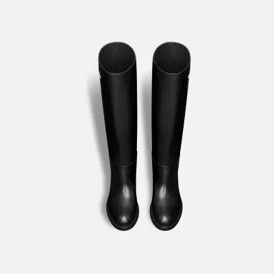 Dior black long boots