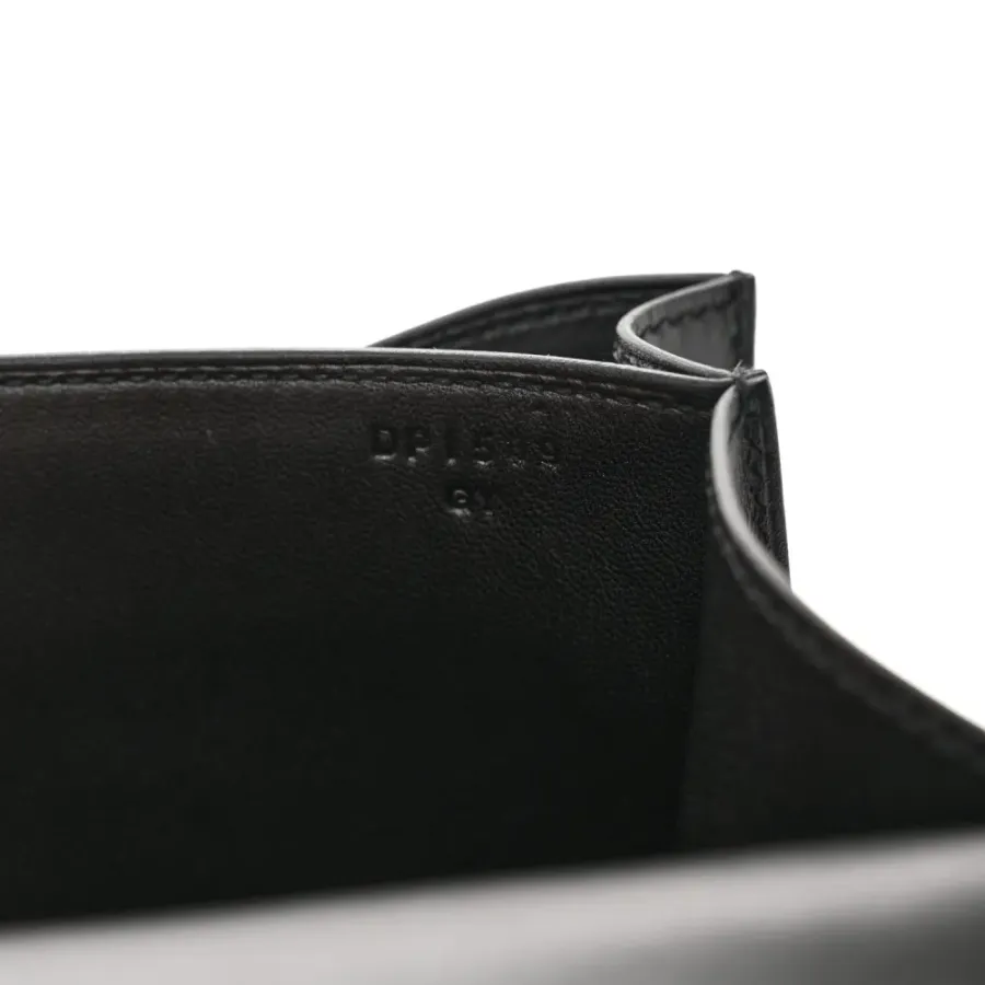 Hermès Constance 18 Black Ombre Veau Monsieur & Lizard Leather Palladium Silver Hardware