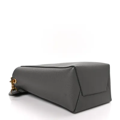 Celine Small Sangle Bucket Bag Kohl Soft Grained Calfskin Leather Gold Hardware