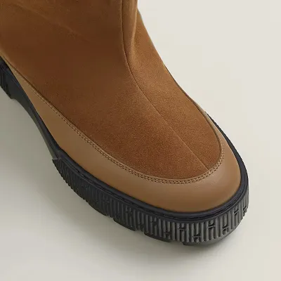 HERMES Journey Brown ankle boots