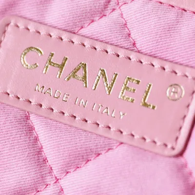 Chanel 22bags Pink / Grey Shoulder Bags