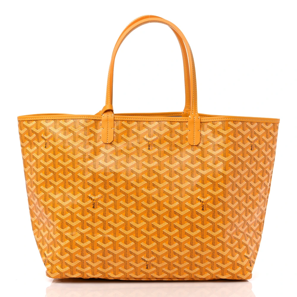 Goyard Saint Louis Tote PM Amarelo em Canvas Goyardine