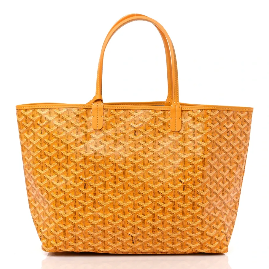 Goyard Saint Louis Tote PM Yellow Goyardine Canvas