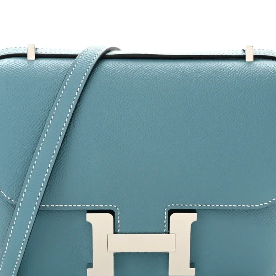 Hermès Constance 18 New Blue Jean Epsom Leather Silver Hardware