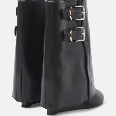 GIVENCHY Black high heel ankle boots