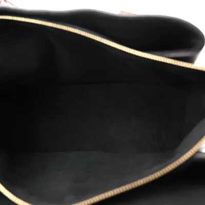 Louis Vuitton Vendome MM Black Monogram Canvas Gold Hardware