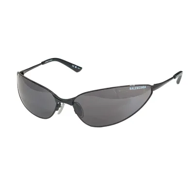 Balenciaga glasses black/black silver/silver/mirrored black color Size 58口18-140