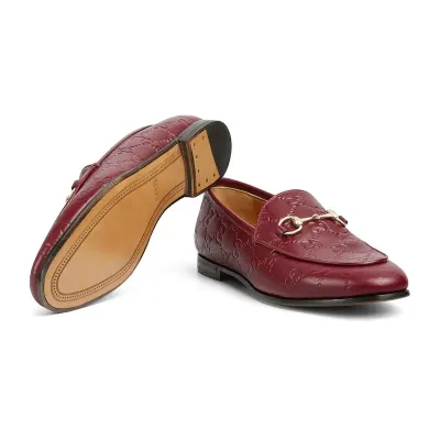 Gucci red loafers