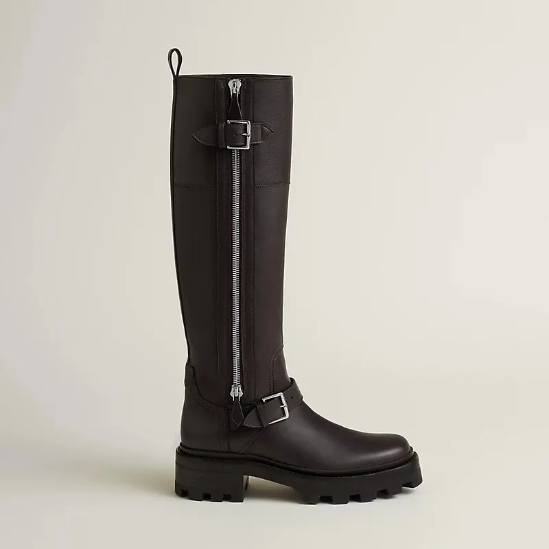 HERMES Jaime Brown boots
