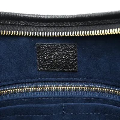 Louis Vuitton CarryAll MM Black Giant Monogram Empreinte Leather