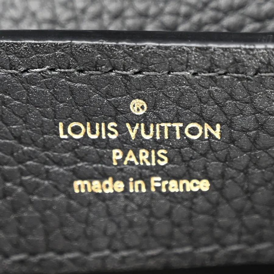 Louis Vuitton Embellished Flower Crown Capucines BB Black Taurillon Leather Gold Hardware