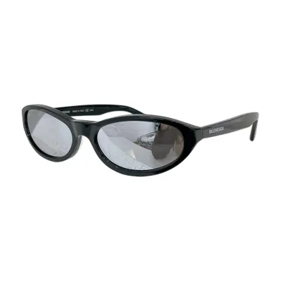 Balenciaga glasses black/mirrored/brown/orange/silver color Size 58口18-140