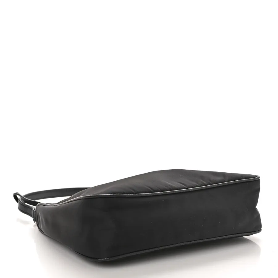 Prada Mini Re-Edition 2005 Bag Black Tessuto Nylon & Saffiano Leather Silver Hardware