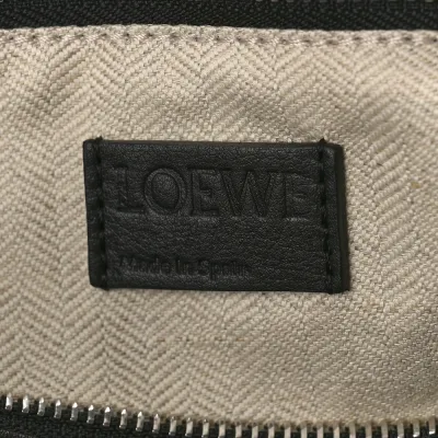 Loewe Puzzle Bag Small Black Calfskin Leather