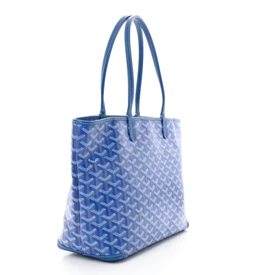 Goyard Artois Tote PM Sky Blue Goyardine Canvas