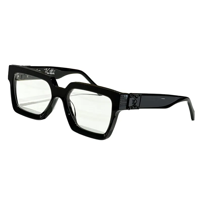 Louis Vuitton square frame glasses red/blue/pink/black/camouflage/tawny/yellow/brat check/black gold/black silver/all black/floral print color Size 58口19-140