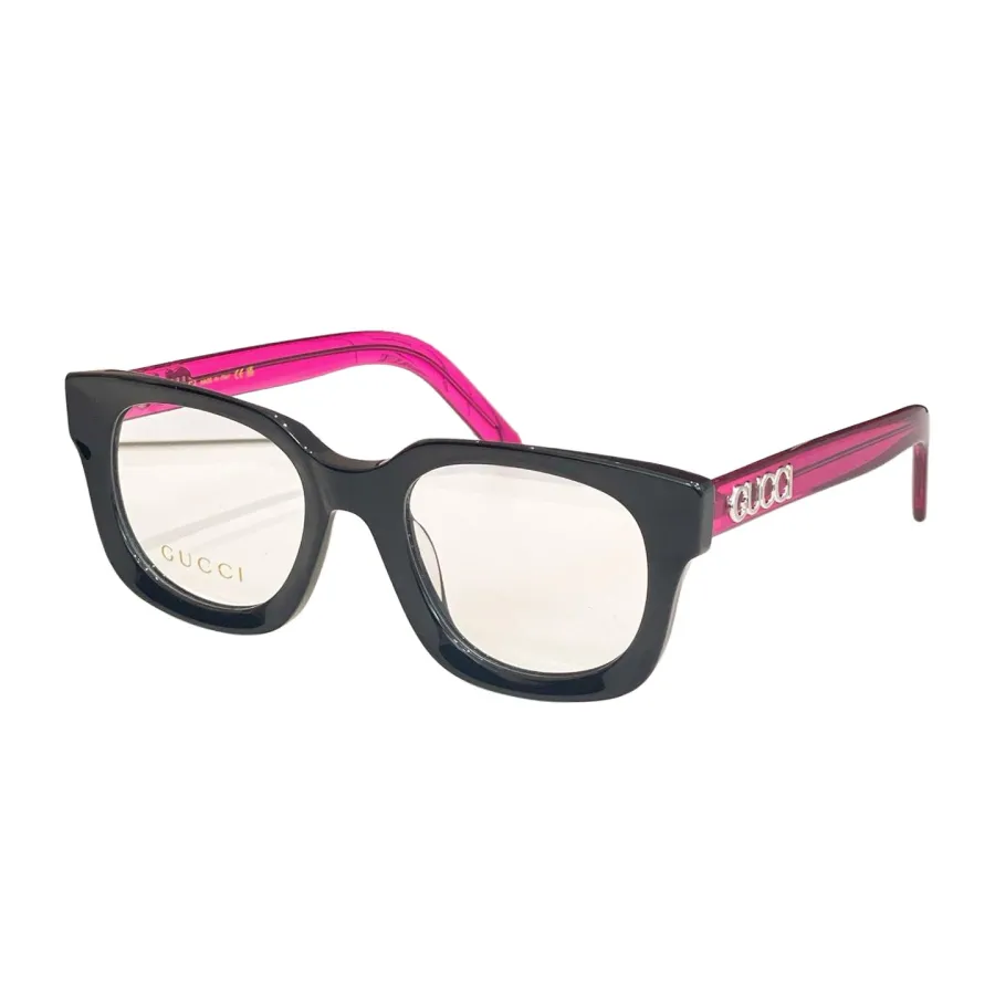 Gucci square frame glasses red black/black pink/leopard black/leopard/black gold/black silver/black color Size 51口22-145