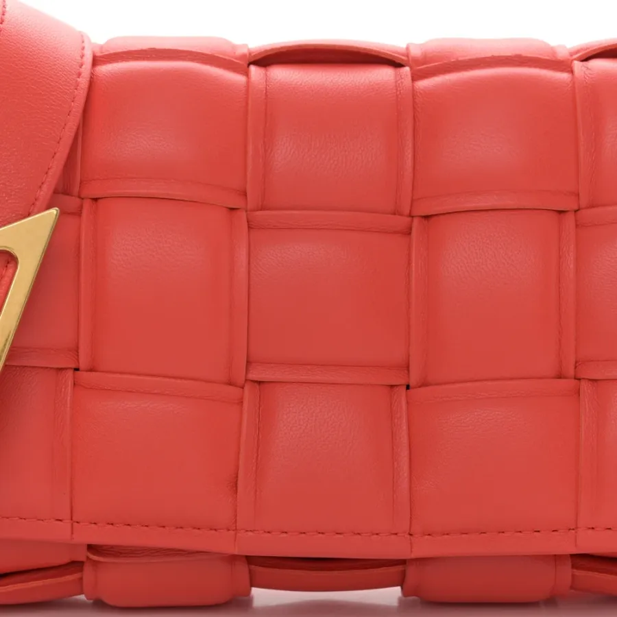 Bottega Veneta Maxi Intrecciato Padded Cassette Crossbody Bag Sunburst Nappa Leather