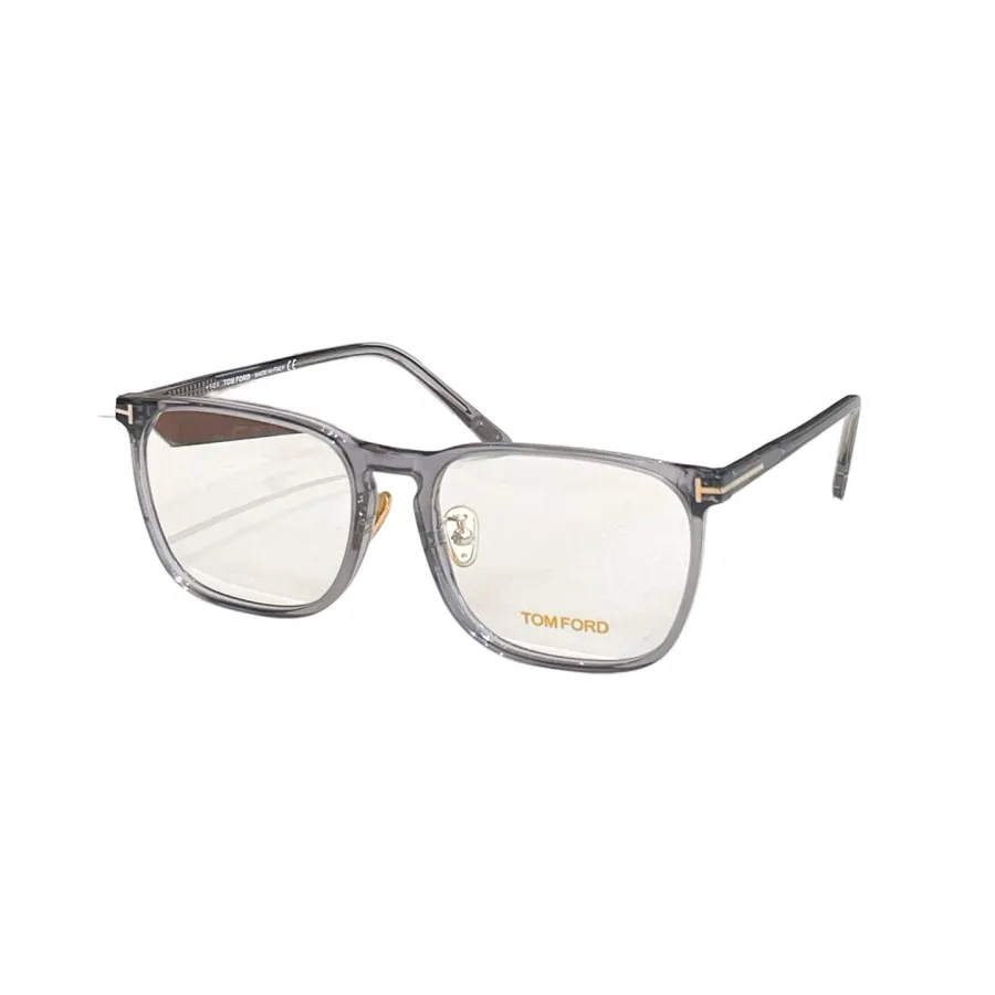 Tom Ford square frame glasses black gold/leopard/tawny/grey/blue/green color transparent lens Size 57口19-145