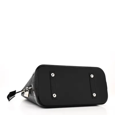 Louis Vuitton Alma GM Black Epi Leather Electric Silver Hardware