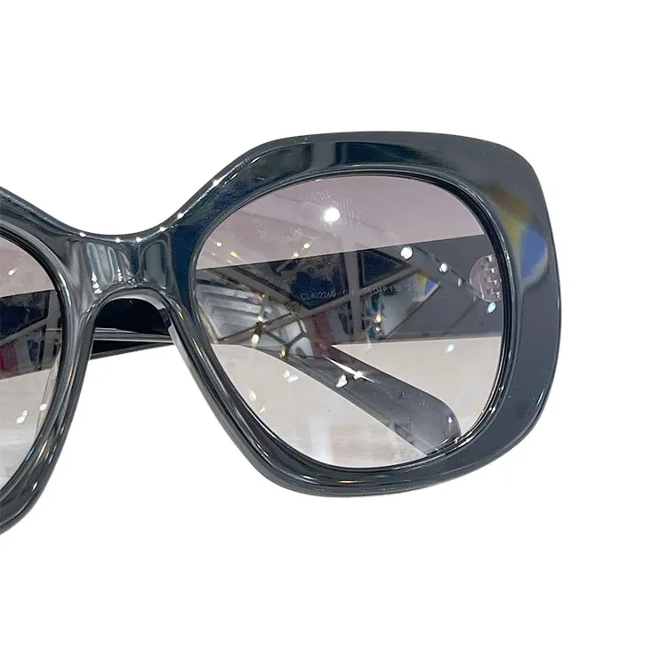 Celine Butterfly glasses black/ivory/scarlet rose/leopard color Size 55口19-135