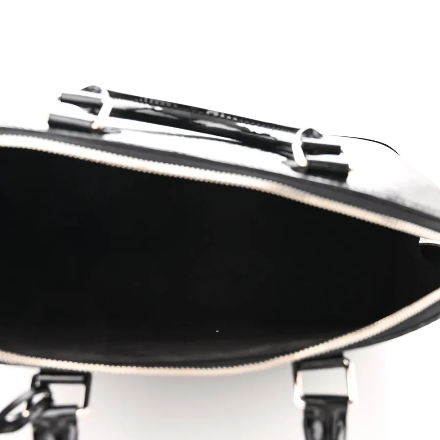 Louis Vuitton Alma GM Black Epi Leather Electric Silver Hardware