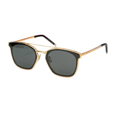 Saint Laurent Wayfarer glasses black gold/black/green/red gold/grey color transparent lens Size 61口17-145