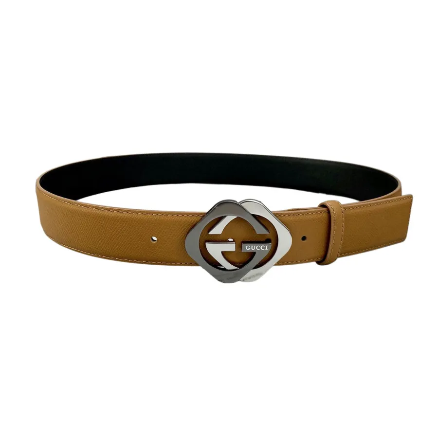 Gucci Men's Double G Buckle Belt In Brown/Red/Black/Beige Calfskin With Gold/Silver Hardware 40mm