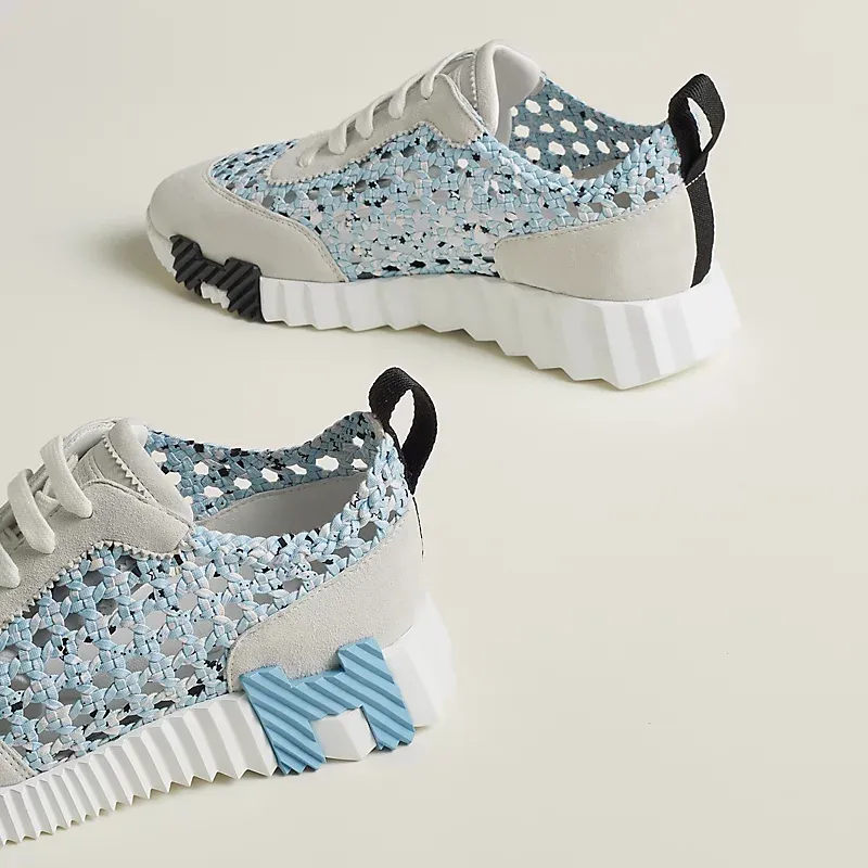 HERMES Blue Sneakers Bouncing Sports Shoes