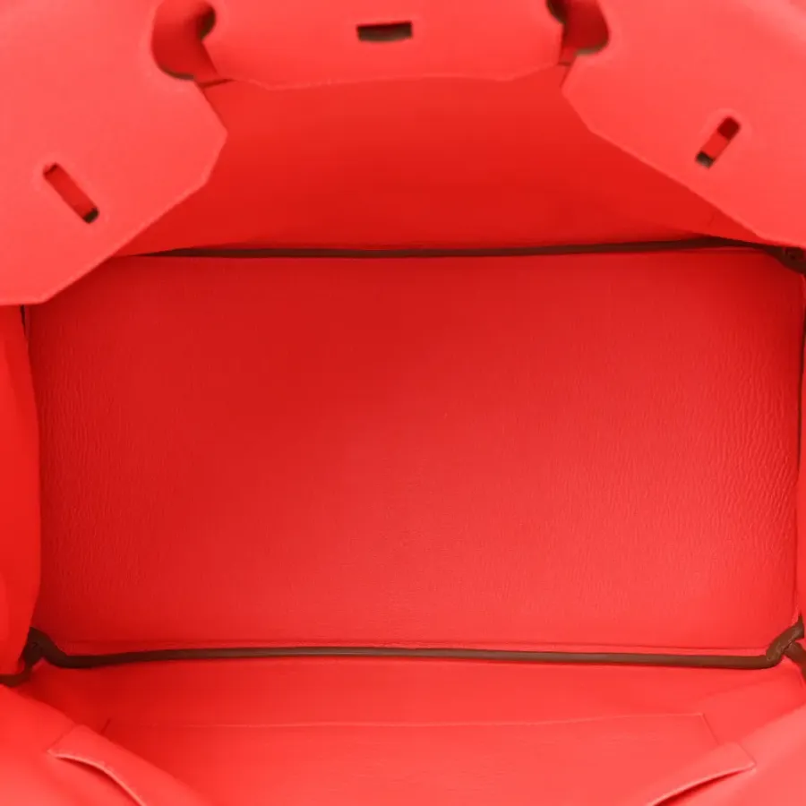 Hermès Birkin 35 Rose Jaipur Taurillon Clemence Leather Gold Hardware