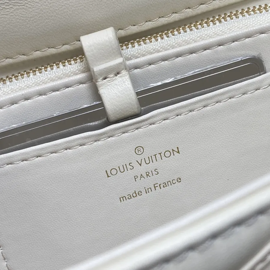 Louis Vuitton GO-14 MM White/Black/Navy Blue/Grey/Pink Lambskin Leather Gold Hardware