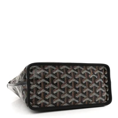 Goyard Mini Reversible Anjou Black Goyardine Canvas