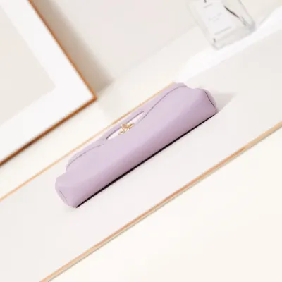 Chanel Oil Wax Leather Purple Crossbody Bags