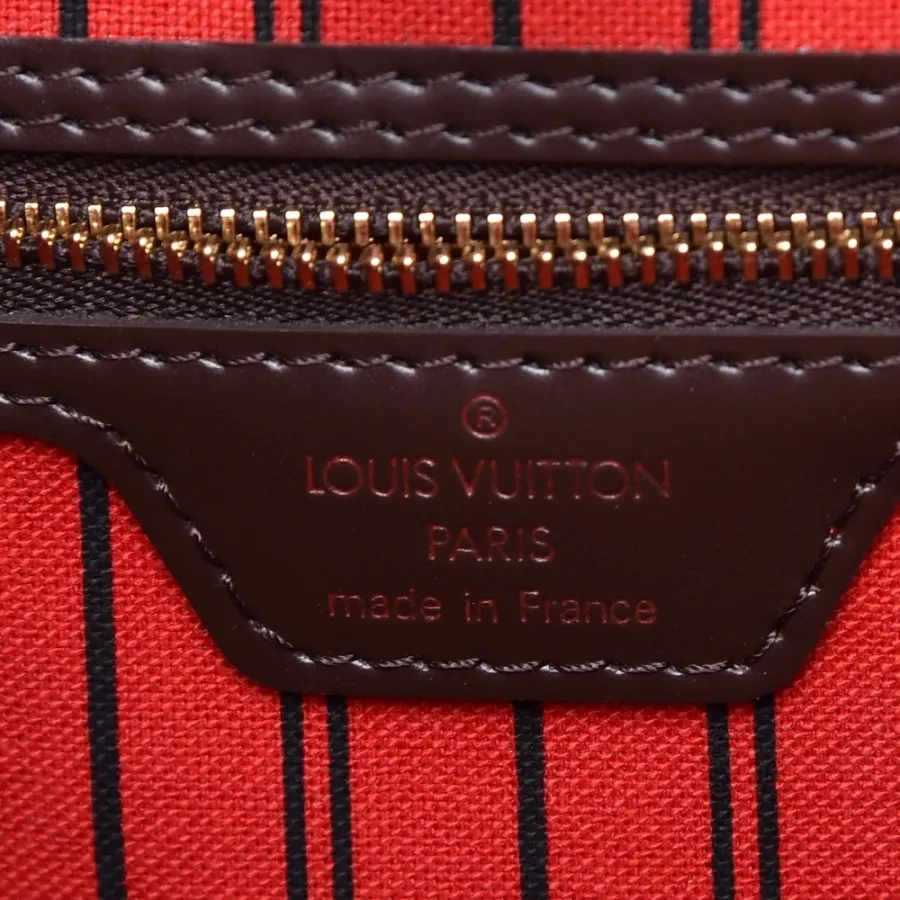 Louis Vuitton Neo Neverfull GM Damier Ebene Canvas Cherry Interior