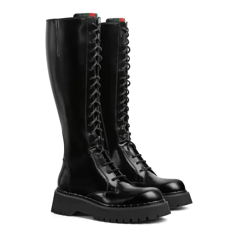 Gucci black long boots