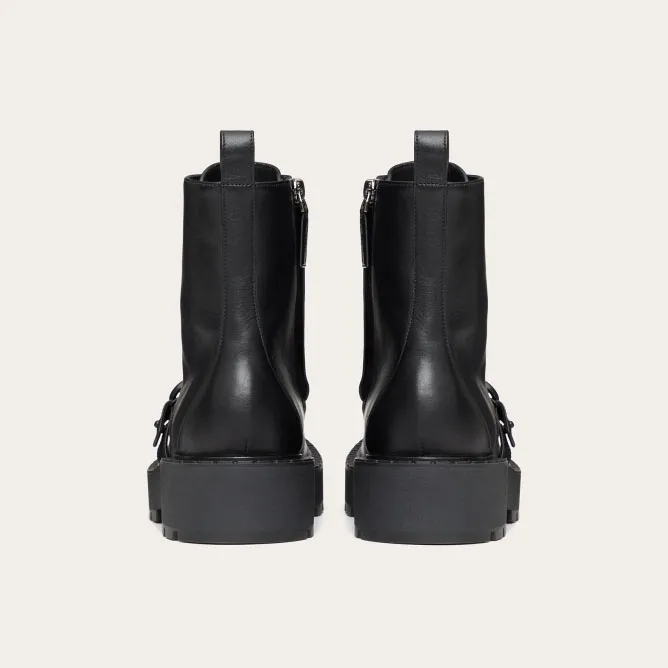 VALENTINO VLOGO SIGNATURE  Calf leather boots (4.5 cm high heel)