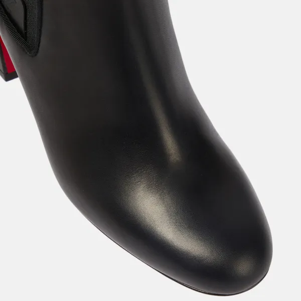 Christian Louboutin Black thick soles with thick heels and bare boots - Image 4