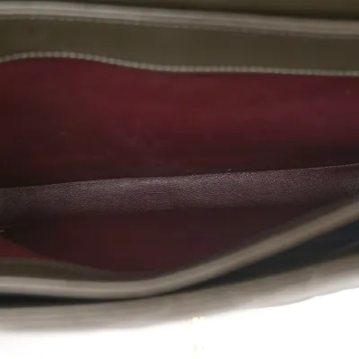 Chanel Trendy CC Flap Medium in Dark Khaki Lambskin