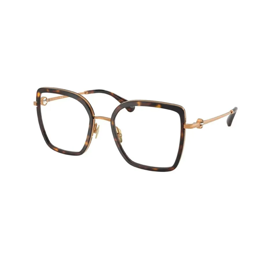 CHANEL square frame glasses black rose gold color size 56口-18-142