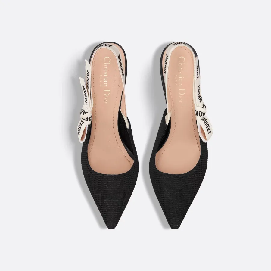 Dior black pointy stiletto heels
