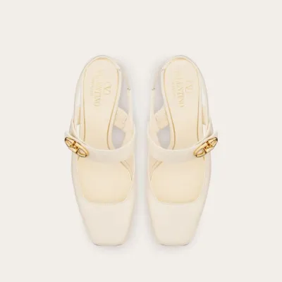 VALENTINO Calf leather strappy heels (6cm high heel)