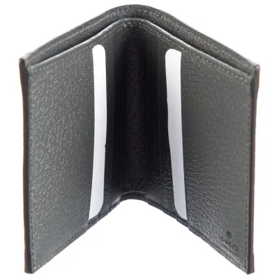 Gucci Small Bifold Wallet Grey GG Supreme Canvas Silver Hardware