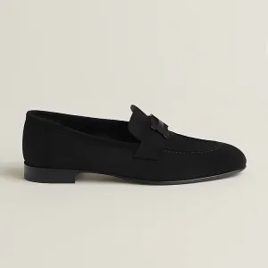 HERMES Paris Black Loafers
