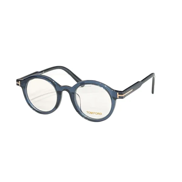 Tom Ford round frame glasses red/grey/black/blue/leopard/tawny/transparent/green leopard color Size 45口22-145 - Image 4
