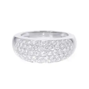 Van Cleef & Arpels Evolution Pave Diamond Ring Size Approximately No. 16