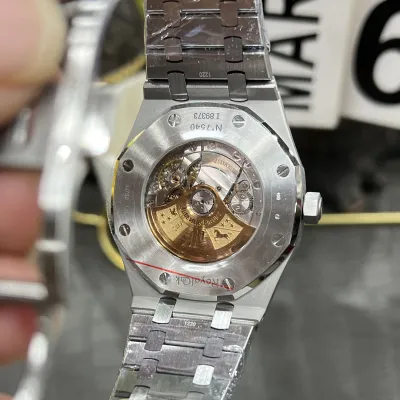 AUDEMARS PIGUET-ROYAL OAK-15410BC.GG.1224BC.01-Frosty Gold Black Dial-41MM