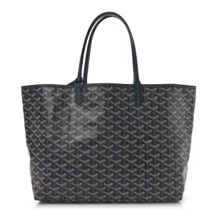 Goyard Saint Louis Tote PM Navy Goyardine Canvas